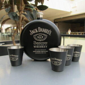 Pljoska Set Jack Daniel's Sa 4 Čašice