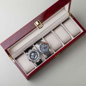 Kutija za Satove Premium 6 Ružino drvo