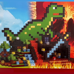 Magnetic Cubes M – Dino Pixel (300)